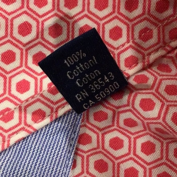 TOMMY Hilfiger pink button front shirt 15 1/2 - Picture 7 of 7